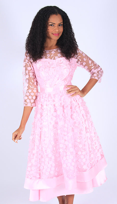 Diana Couture 8467-PNK-CO Church Dress