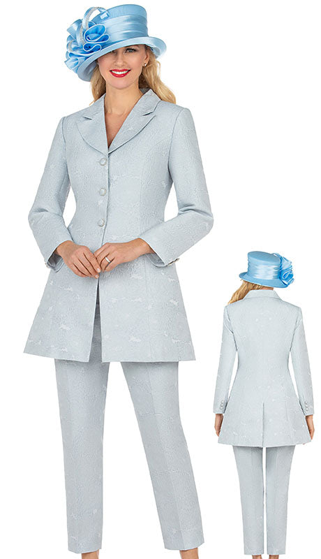 Giovanna 0968-SLV Church Suit
