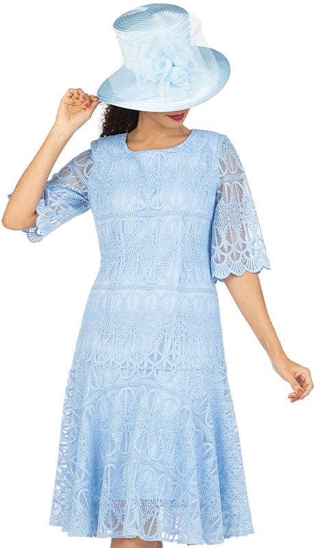 Giovanna D1541-BLU Church Dress
