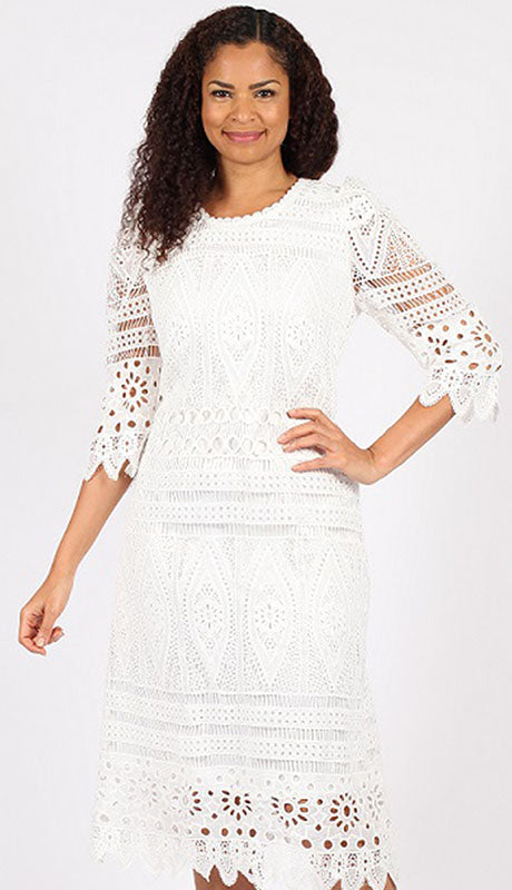 Diana Couture 8755-OFW Church Dress