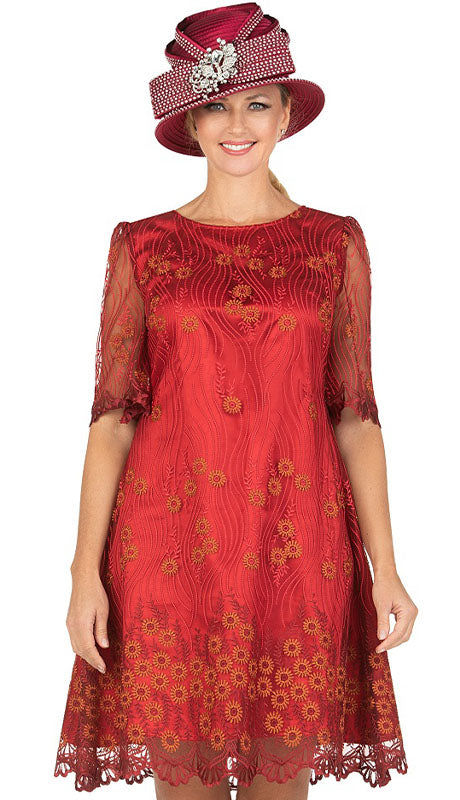 Giovanna D1570-RED Church Dress