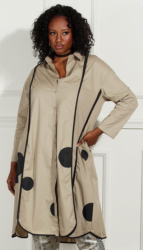 Luxe Moda LM216-BEIGE Church Ladies Dress