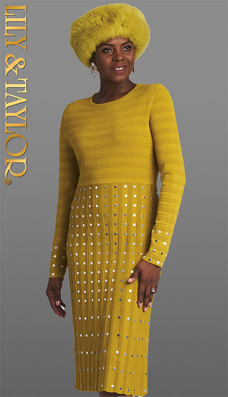 Lily And Taylor 908-KWI-H Church Dress-Hat
