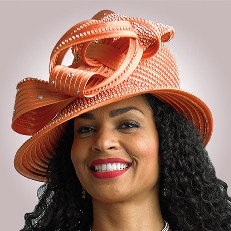 Lily And Taylor H388-ORG Church Hat