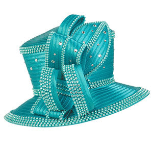 Giovanna HR22131-TUR Church Hat