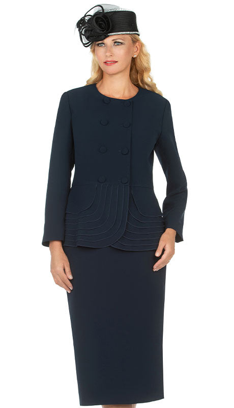 Giovanna 0902-NVY Church Suit