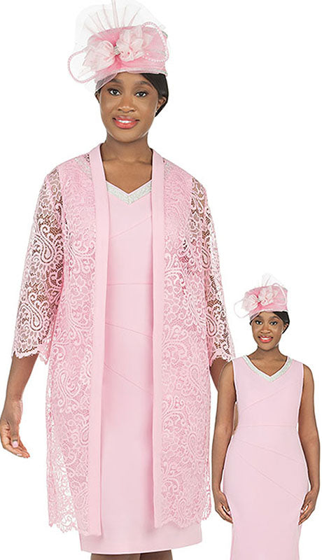 Giovanna D1565-PNK Church Dress