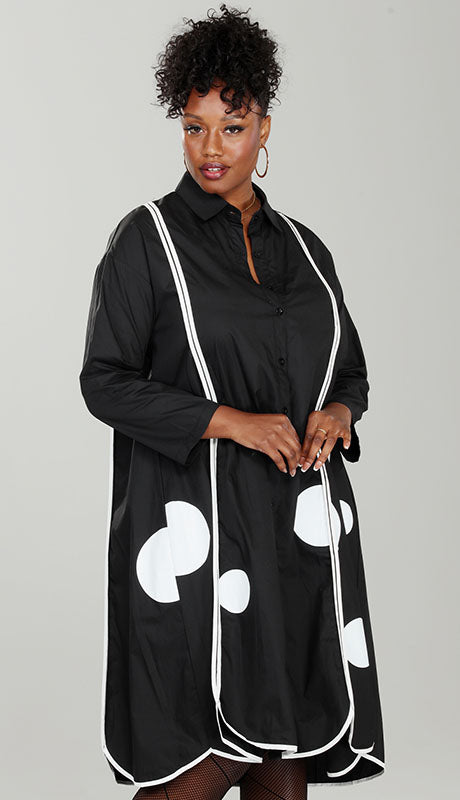 Luxe Moda LM216-BLK Church Ladies Dress