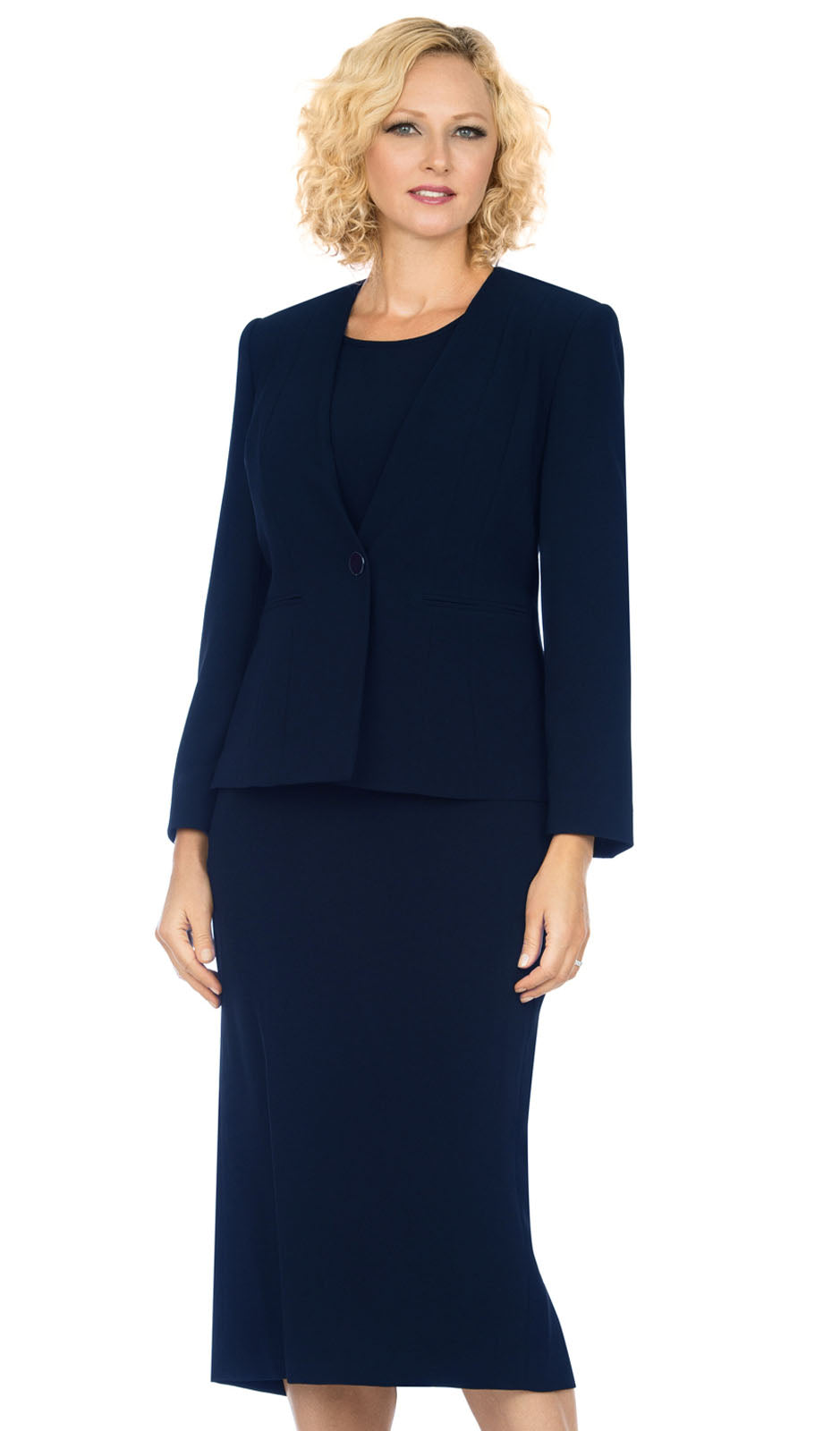 Giovanna S0722-DKN Church Suit