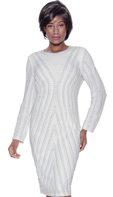 Terramina 7143-WHT Church Dress