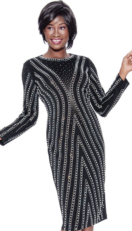 Terramina 7143-BLK Church Dress