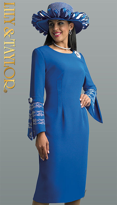 Lily And Taylor 4625-RYL Church Dress
