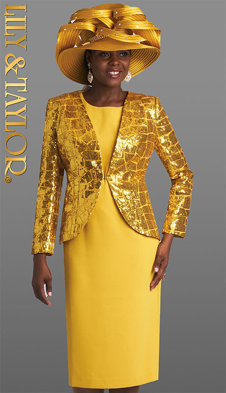 Lily And Taylor 4726-HNY Church Dress