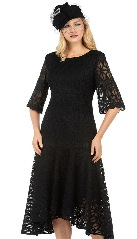 Giovanna D1525-BLK Church Dress