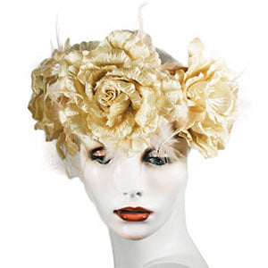 ROSE RING Church Fascinator