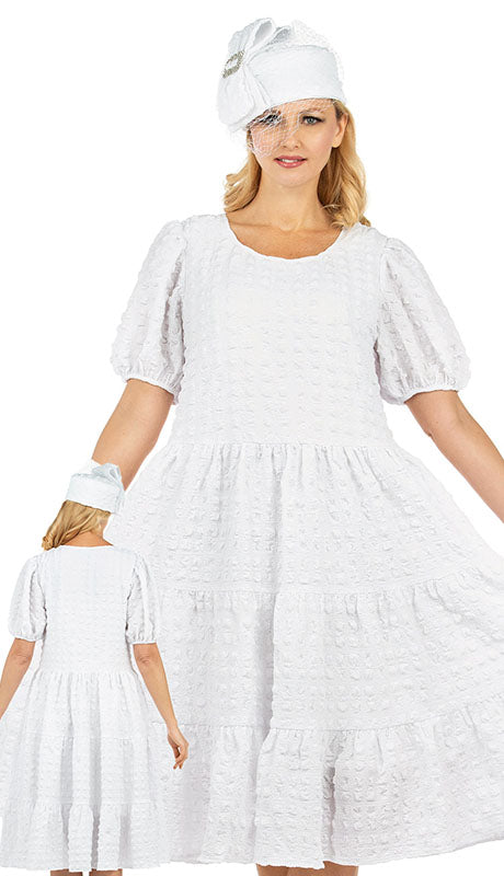 Giovanna D1559-WHT Church Dress