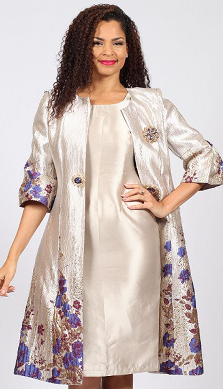 Diana Couture 8720-CWP Church Dress