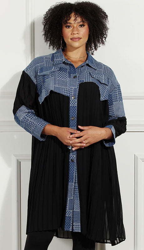 Luxe Moda LM221-BLU Church Ladies Dress