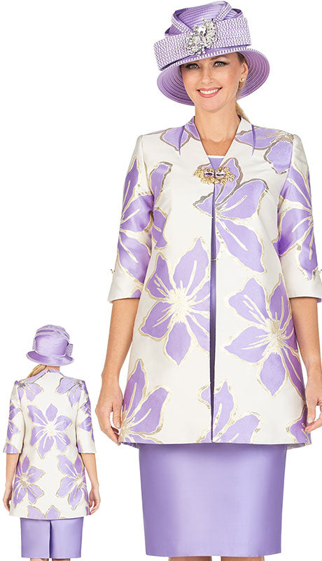 Giovanna G1197-LAV Church Suit
