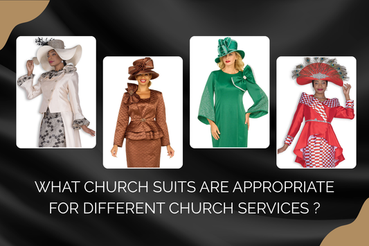 What church suits are appropriate for different church services?