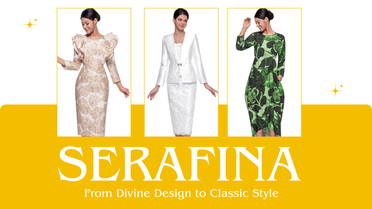 From Divine Design to Classic Style: Secrets of Serafina Church Suits and Dresses
