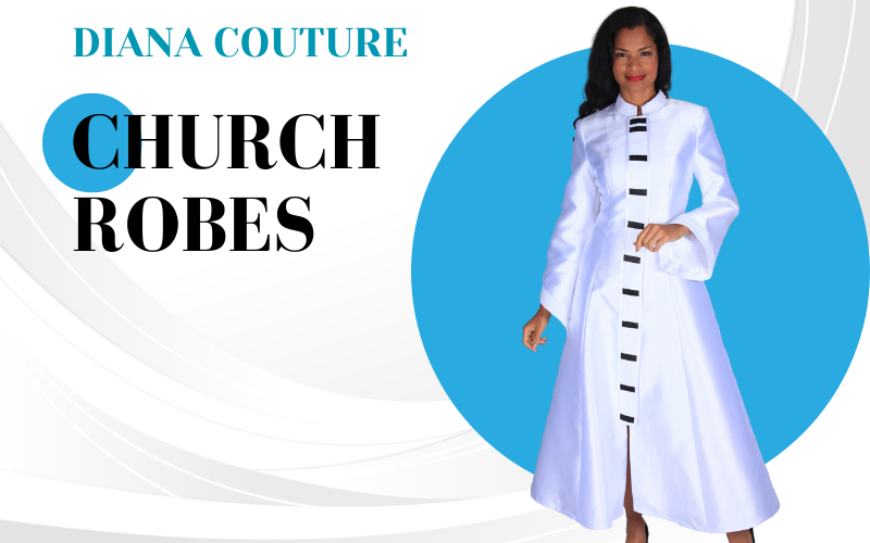 Diana Church Robe 8620-Black