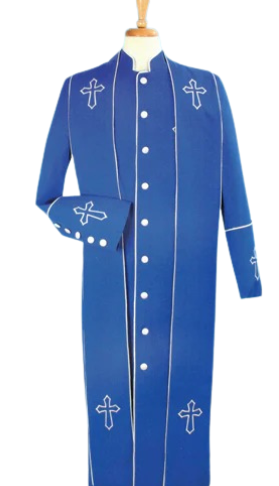 Sapphire Collection Mens Church Robe 3-BLU