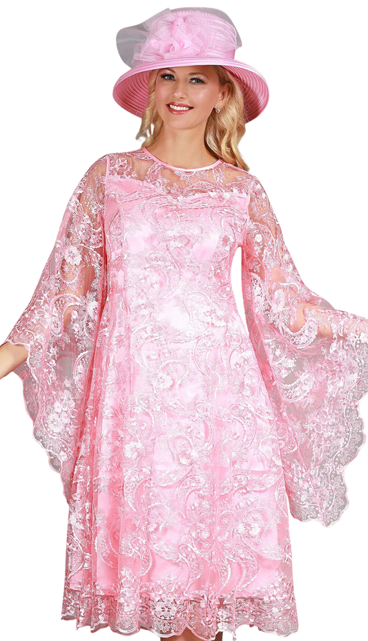 Giovanna D1684-PNK Church Dress