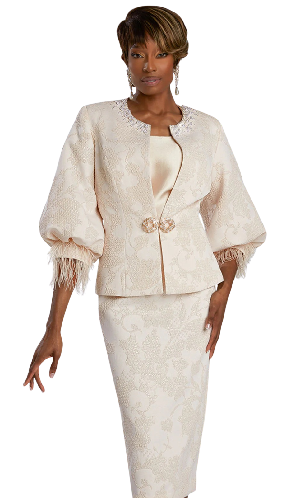 Donna Vinci 5837-IH Church Suit