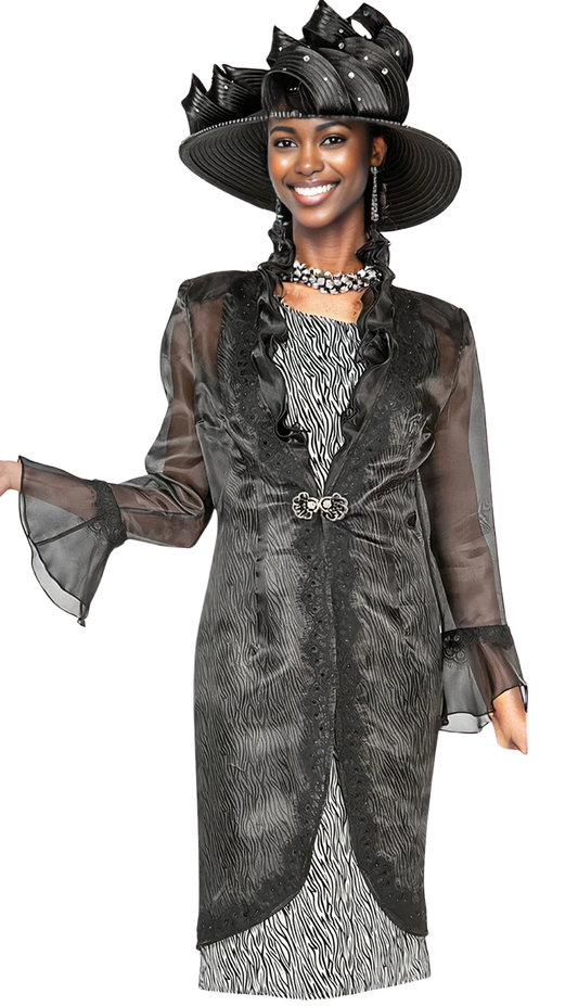 Aussie Austine 5672-H Church Dress for Ladies-Hat