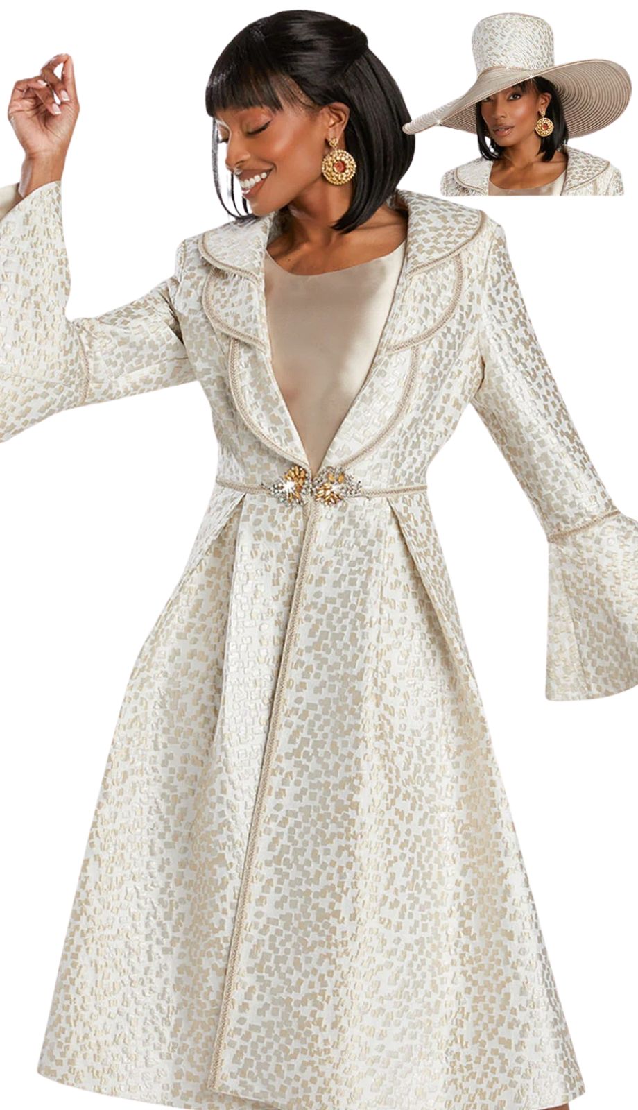 Donna Vinci 5849-QS Church Dress