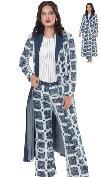 DV Jeans 8509-J Womens Duster