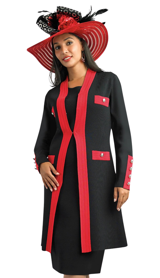 Lily and Taylor 891-BWR Church Suit