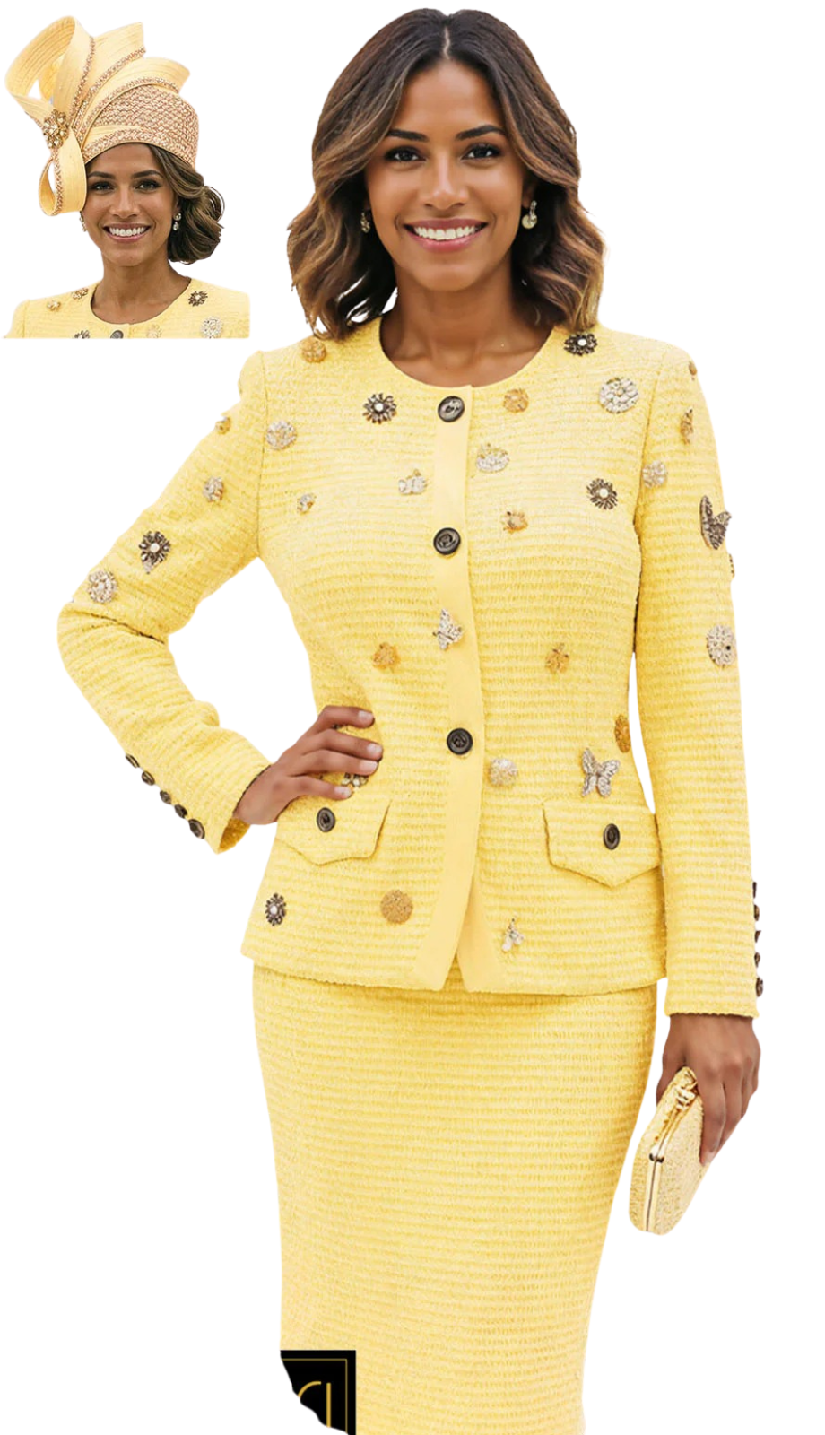Donna Vinci 13459-CAN Church Suit