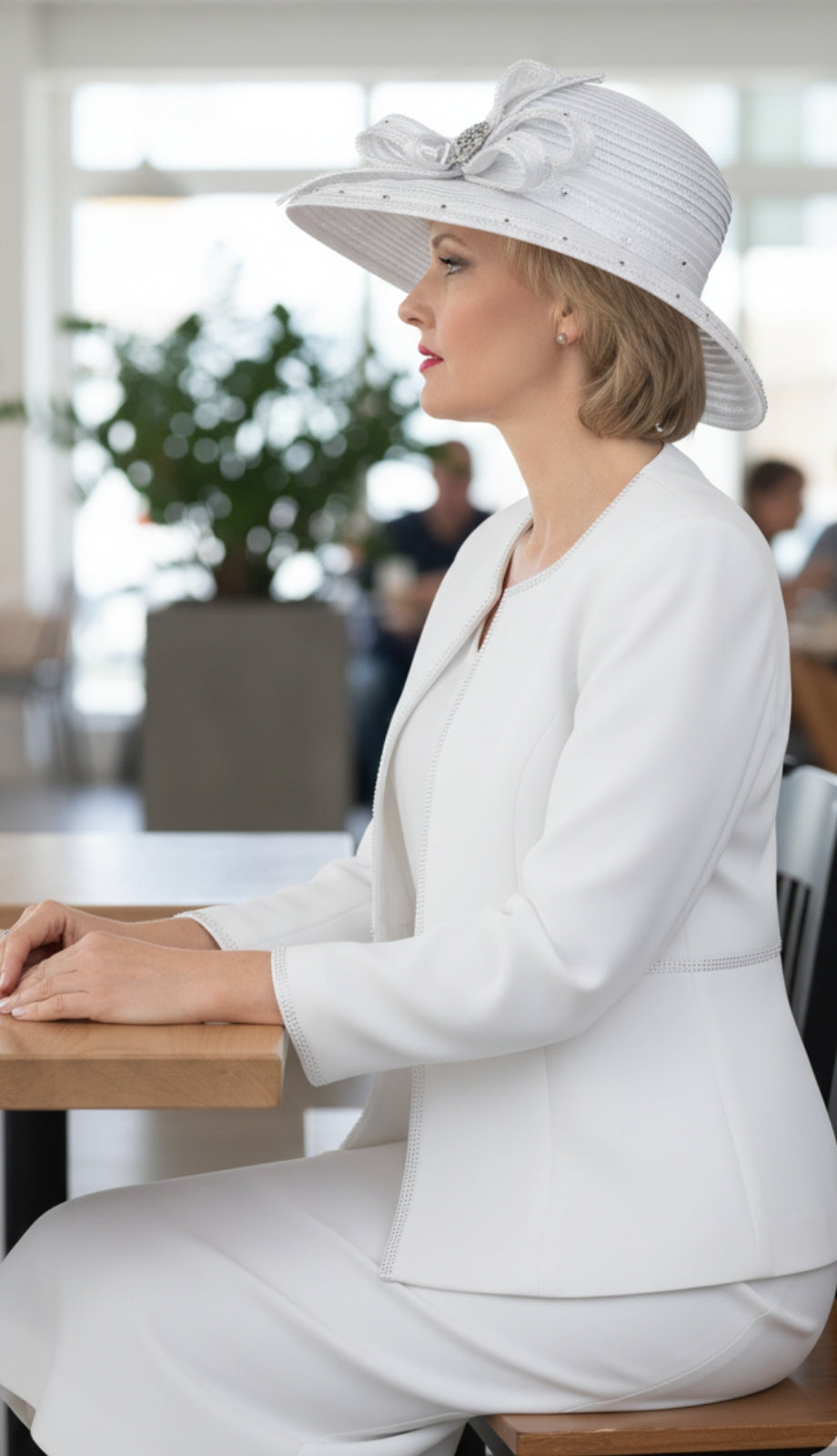 Giovanna 0652-WHT Church Suit