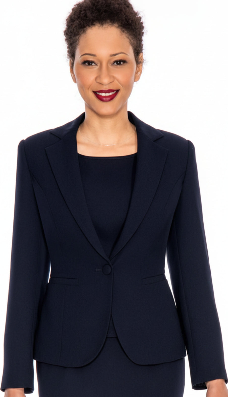 Giovanna 0707-NVY Church Suit