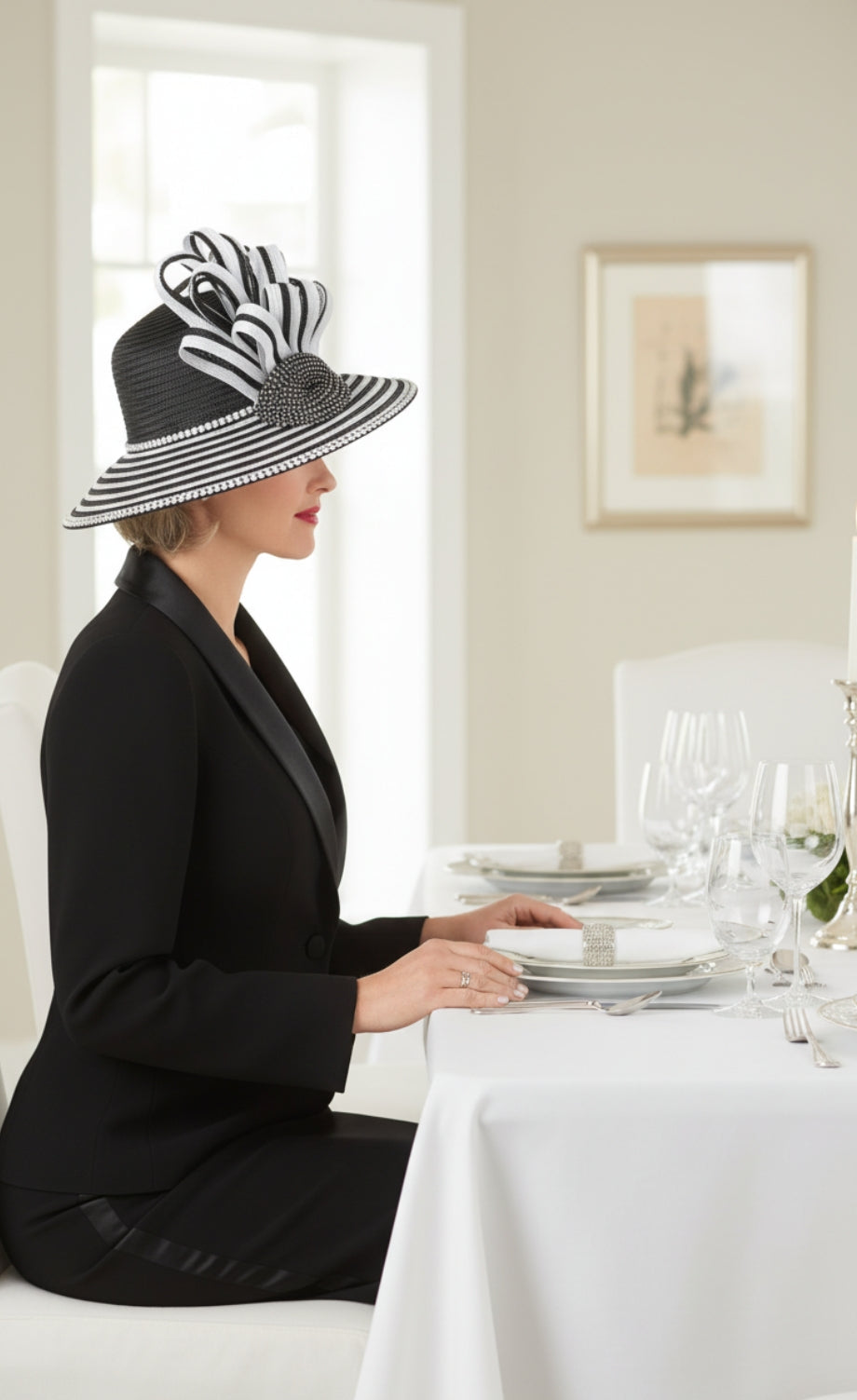 Giovanna 0826B-BLK-CO Church Suit