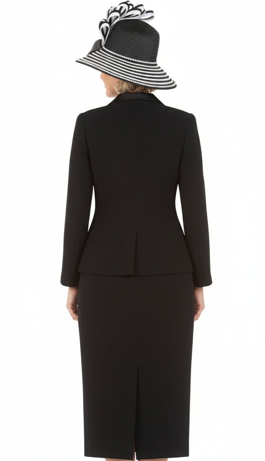 Giovanna 0826B-BLK-CO Church Suit