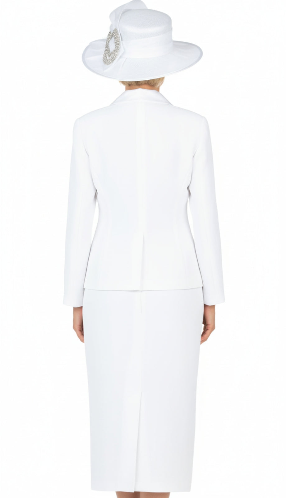 Giovanna 0826B-WHT-CO Church Suit