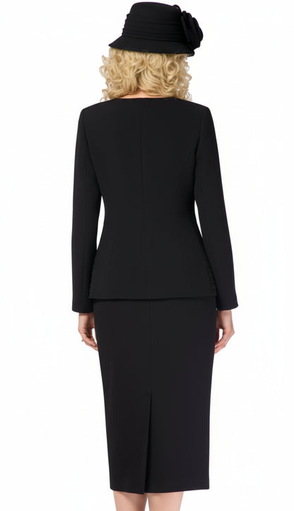 Giovanna 0902-BLK Church Suit