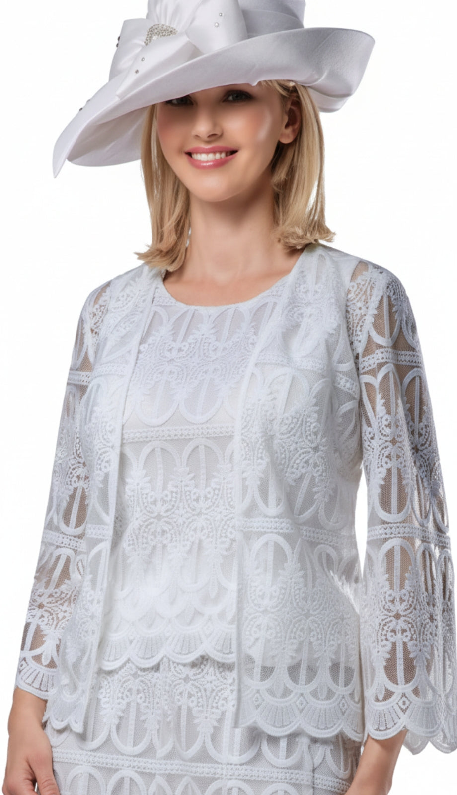white lace church dresses How STUNNING is this lace detailed dress?! Perfect for bridal, graduation, or your new favorite church dress! Going FASTtap to shop!