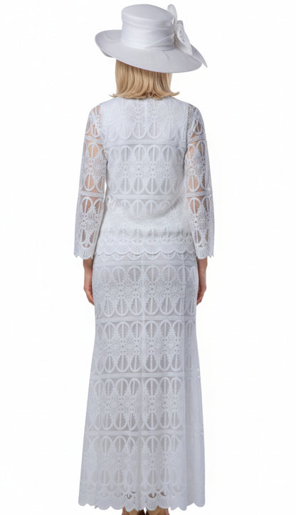 Giovanna 0946-WHT Church Dress