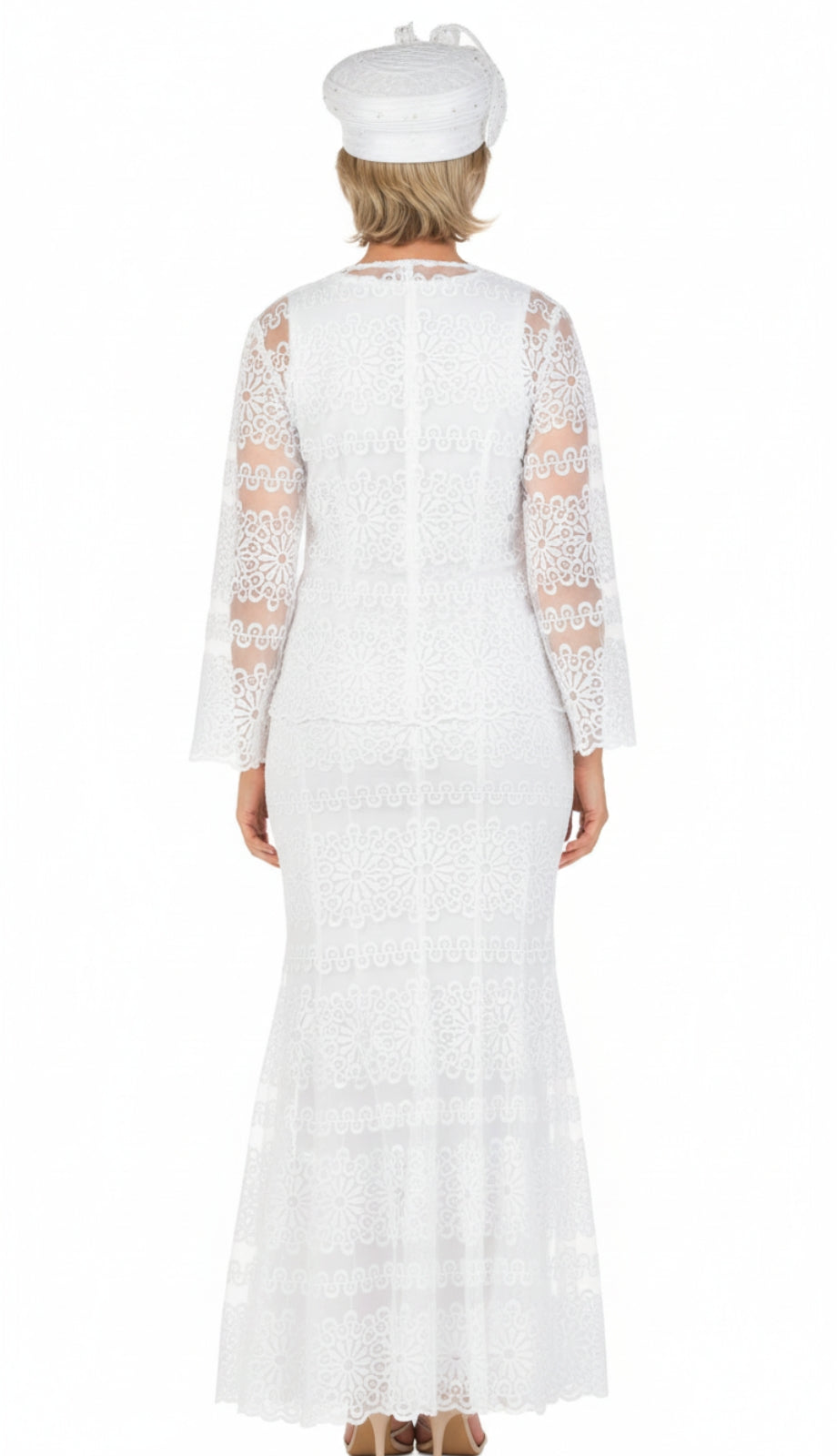 Giovanna 0974-WHT Church Dress