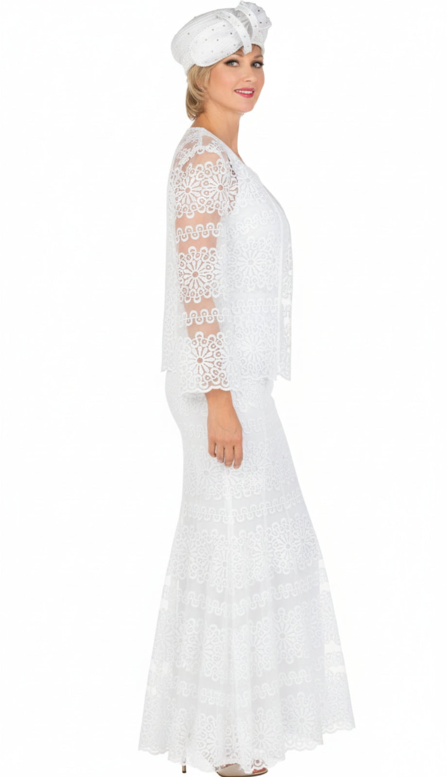 Giovanna 0974-WHT Church Dress