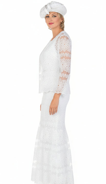 Giovanna 0974-WHT Church Dress