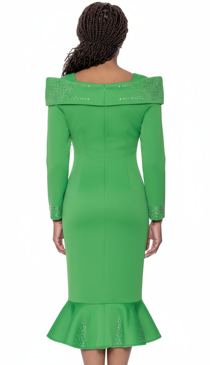 Nubiano 100101-EMR-QS Church Dress