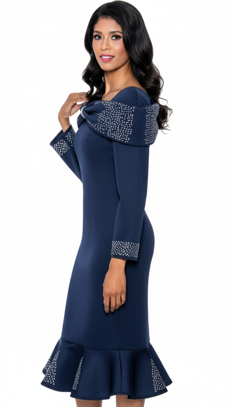 Nubiano 100101-NVY-IH Church Dress