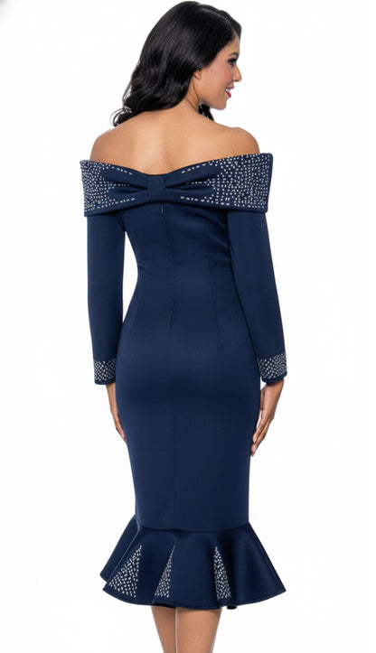 Nubiano 100101-NVY-IH Church Dress