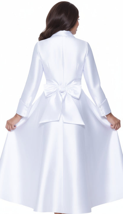 Nubiano 100311-WHT Church Dress