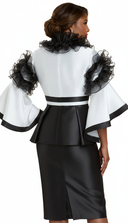 Donna Vinci 12165-WHT Church Suit